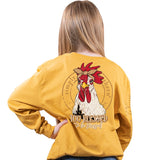 Too Blessed To Be Stressed - Chicken - SS - F21 - YOUTH Long Sleeve
