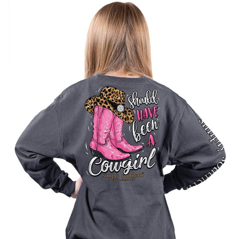Should Have Been A Cowgirl - SS - F21 - YOUTH Long Sleeve