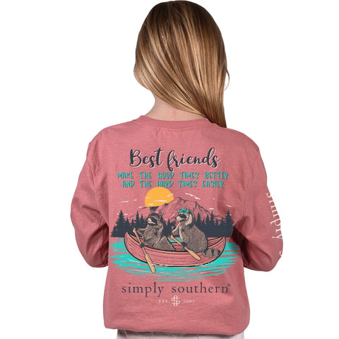 Best Friends - Make The Good Times Better And The Hard Times Easier - SS - F22 - YOUTH Long Sleeve