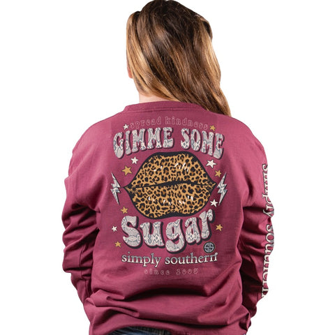 Spread Kindness - Gimme Some Sugar - Leopard Lips - SS - F21 - YOUTH Long Sleeve