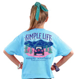 Simple Life - Jeep & Mountain - SS - YOUTH T-Shirt