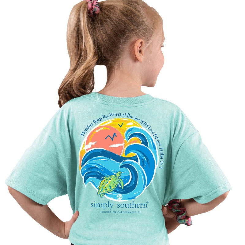 Waves of the Sea - Turtle - SS - S21 - YOUTH T-Shirt