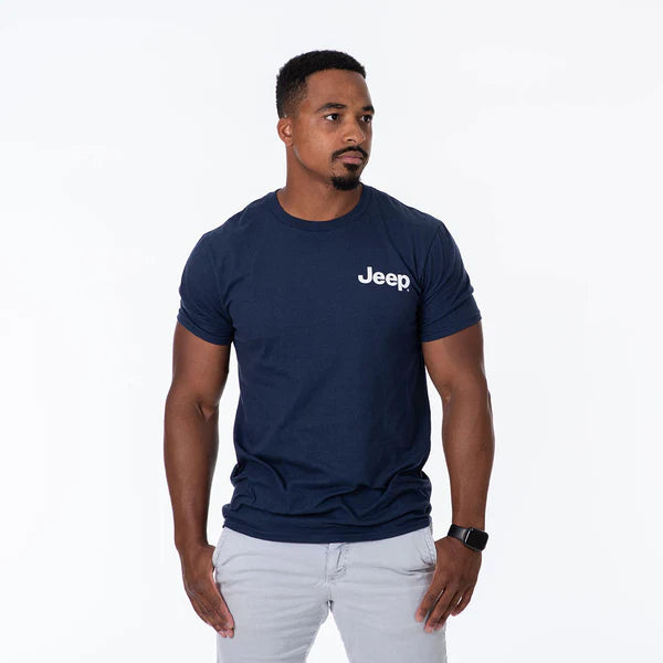 Line Drive - Mountains - Adult T-Shirt - Jeep®