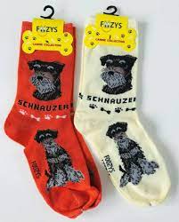 Graphic Adult Socks - Foozy - Schnauzer