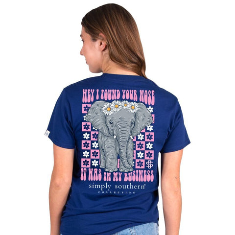 Hey I Found Your Nose, It Was In My Business - Elephant - S23 - SS - Adult T-Shirt