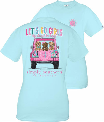 Let's Go Girl - Stay Classy & Live Happy - Jeep - SS - S22 - Adult T-Shirt